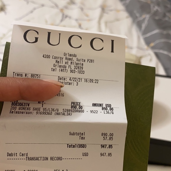 Gucci sneakers - Picture 5 of 5